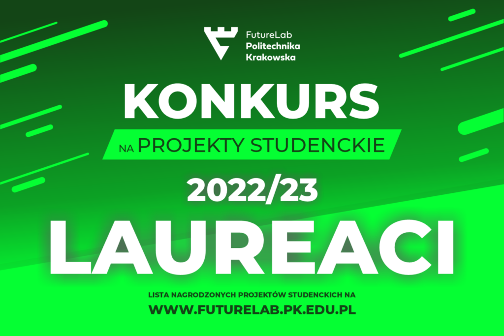 Plakat: Konkurs na projekty studenckie 2022/23